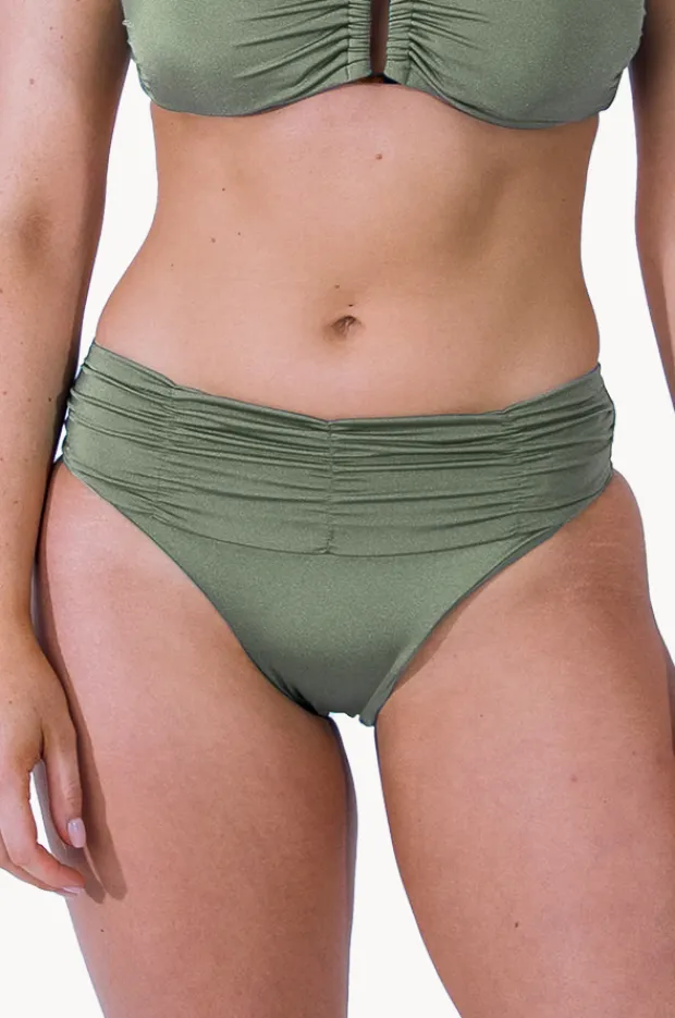 Women Monte u0026 Lou Lustre Mid Rise Ruched Pant