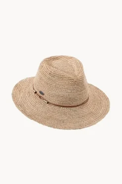 Women Rigon Magdalena Raffia Adjustable Fedora
