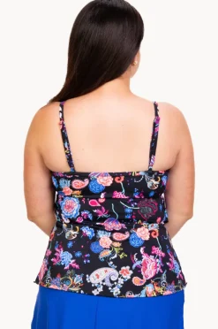 Women T.h.e. Swimwear Magic Garden Tiered Tankini Separate