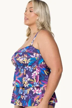 Women Capriosca Majorca Tiered Bandeau Tankini Separate