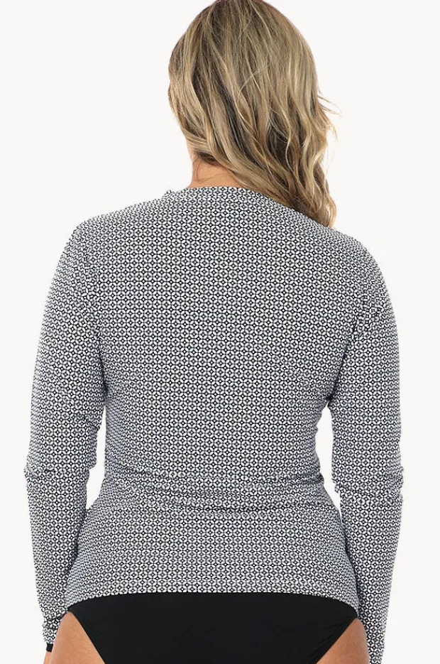 Women Babes In The Shade Mamiko Long Sleeve Zip Suntop