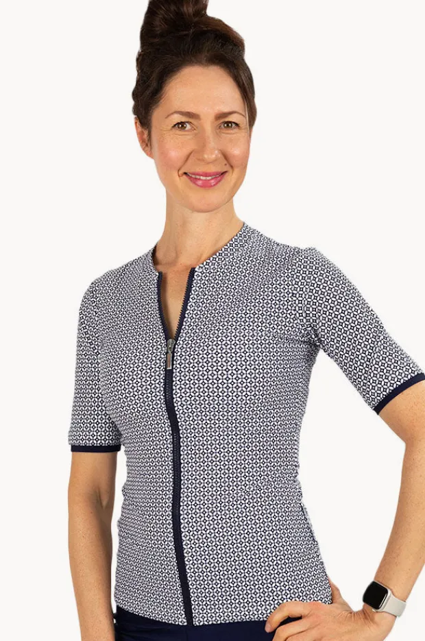 Women Babes In The Shade Mamiko Short Sleeve Suntop