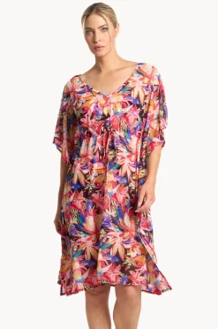 Women Jantzen Mandalay Mesh Capri Kaftan