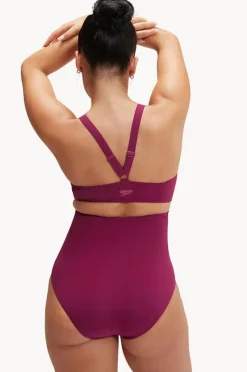 Women Speedo Maternity Crop Set