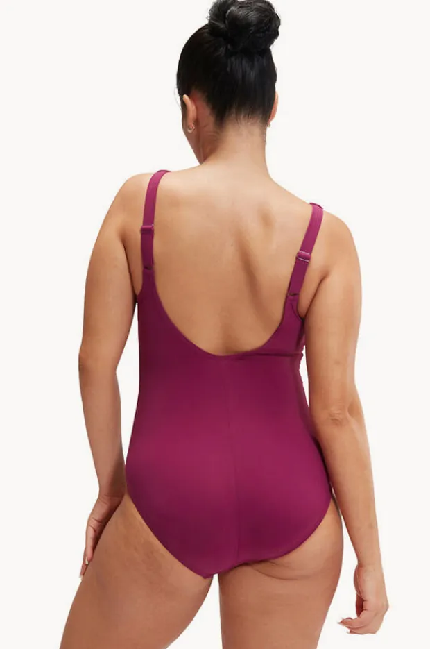 Women Speedo Maternity V Neck U Back One Piece