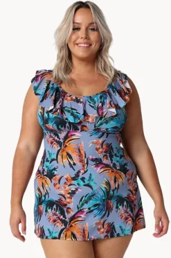 Women Capriosca Mauritius Frill Swim Dress