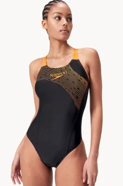 Women Speedo Medley Logo One Piece
