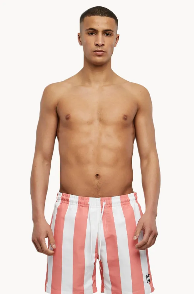 Urban Classics Mens Bar Stripe Swim Short
