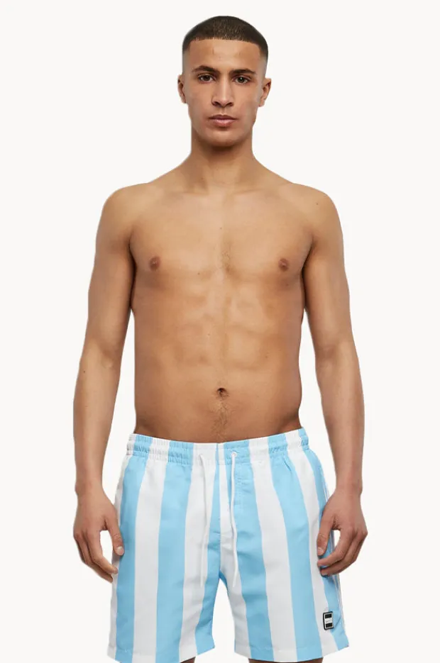 Urban Classics Mens Bar Stripe Swim Short