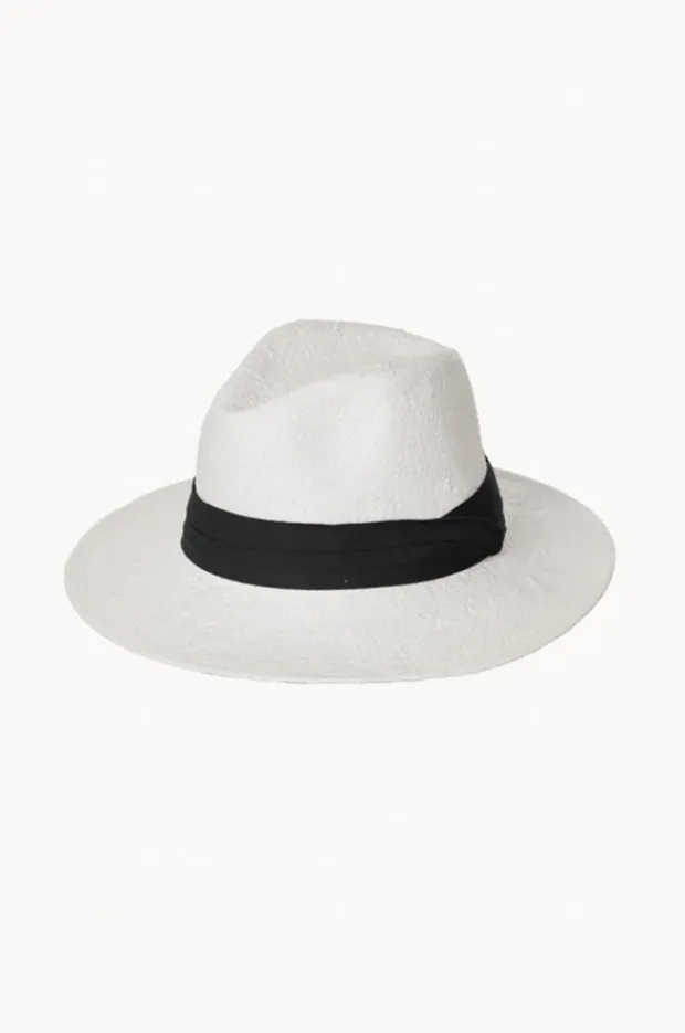 Cherry Red Mens Black Band Paper Fedora