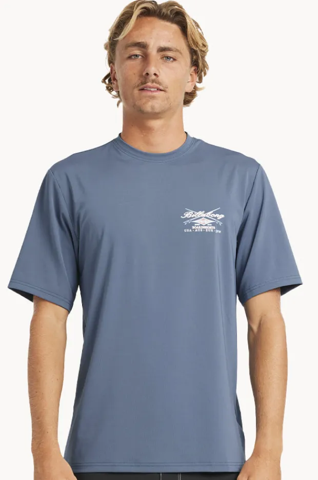 Billabong Mens Crossboards Short Sleeve Suntop