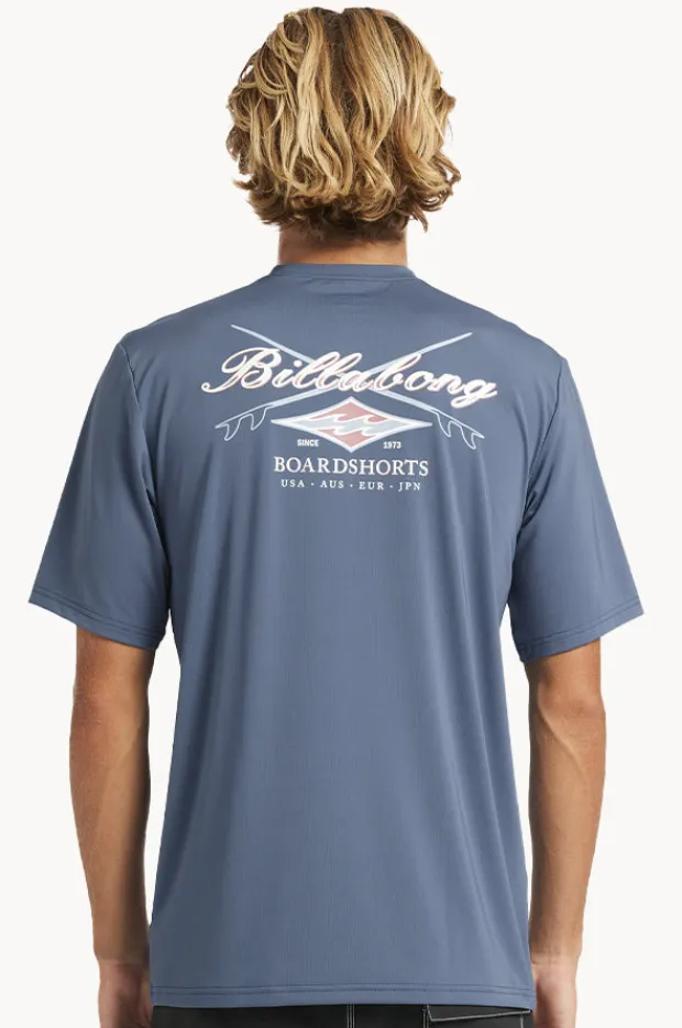 Billabong Mens Crossboards Short Sleeve Suntop