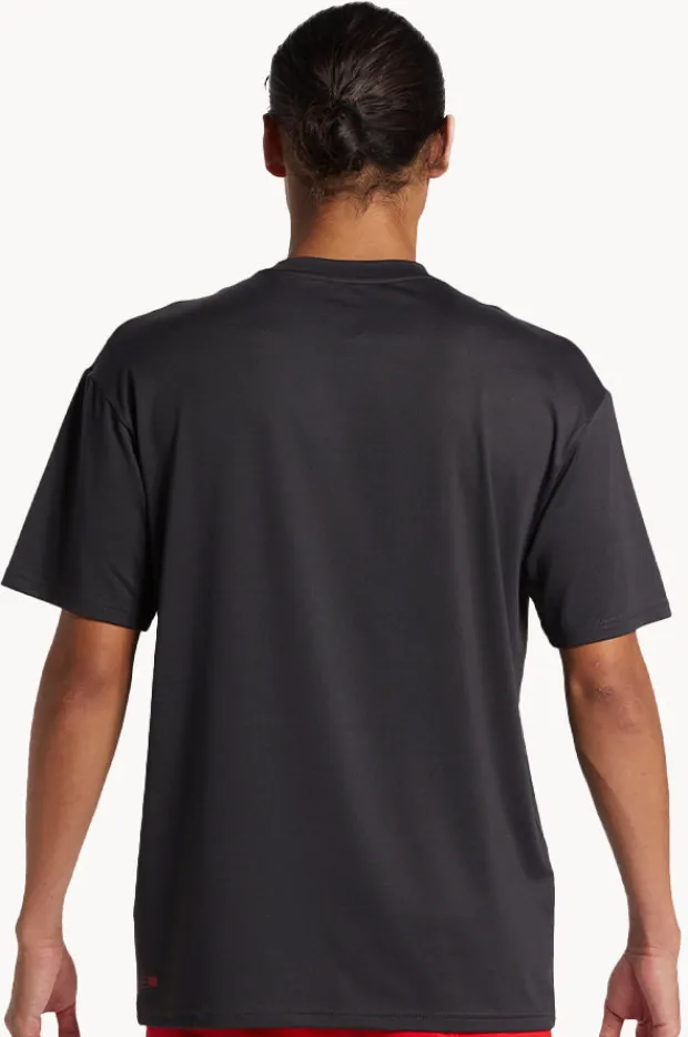 Quiksilver Mens DNA Clicker Logo Short Sleeve Suntop