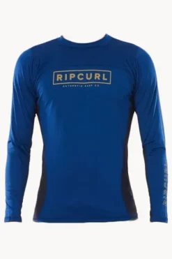 Rip Curl Mens Drive Relaxed Long Sleeve Suntop
