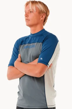 Rip Curl Mens Drive Short Sleeve Suntop