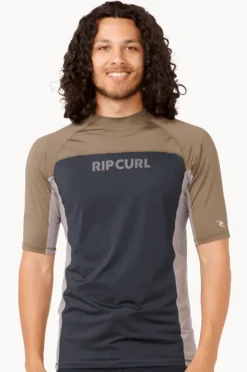 Rip Curl Mens Drive Short Sleeve Suntop