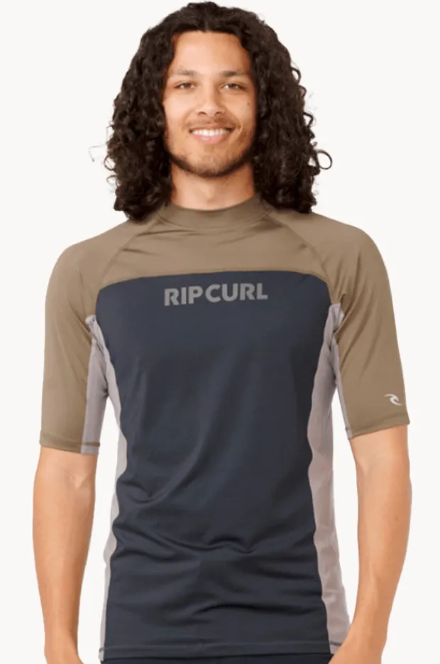 Rip Curl Mens Drive Short Sleeve Suntop