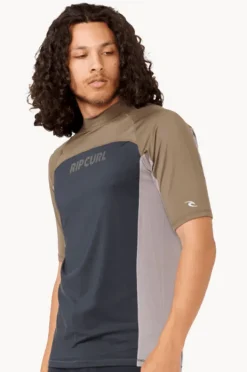 Rip Curl Mens Drive Short Sleeve Suntop