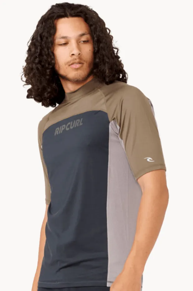 Rip Curl Mens Drive Short Sleeve Suntop