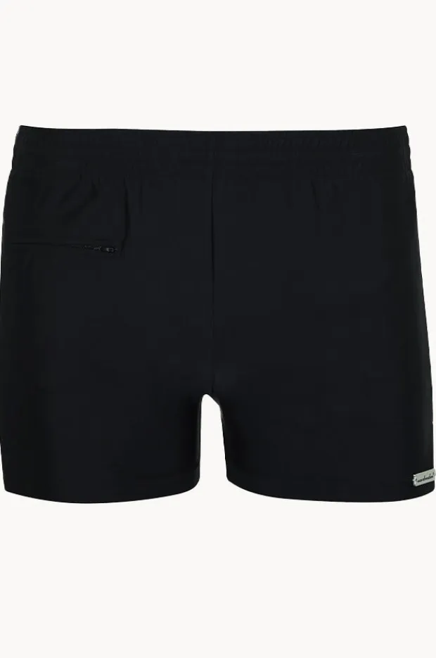 Wavebreaker Mens Geo Splice Zip Swim Short
