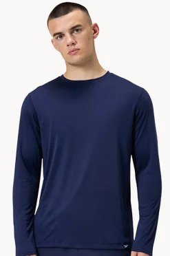 Speedo Mens Graphic Long Sleeve Suntop