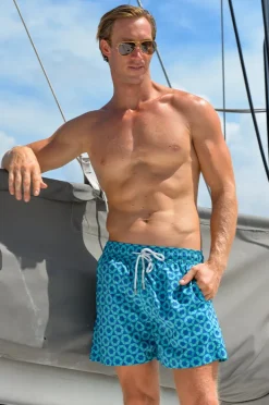 Pier St. Barth Mens Hexa Swim Short