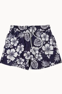 Pier St. Barth Mens Hibiscus Swim Short