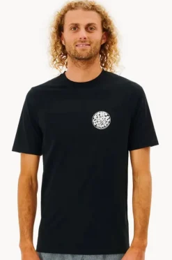 Rip Curl Mens Icons Of Surf Short Sleeve Rash Top