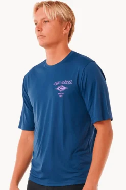Rip Curl Mens Icons Surflite Short Sleeve Suntop