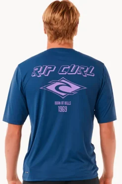 Rip Curl Mens Icons Surflite Short Sleeve Suntop