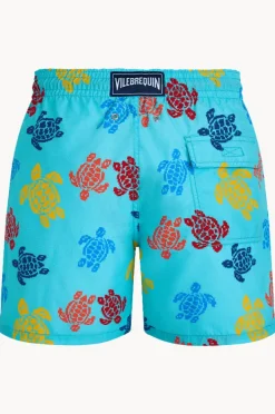 Vilebrequin Mens Knit Turtle Swim Short