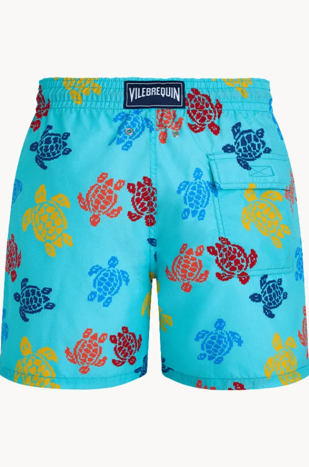 Vilebrequin Mens Knit Turtle Swim Short