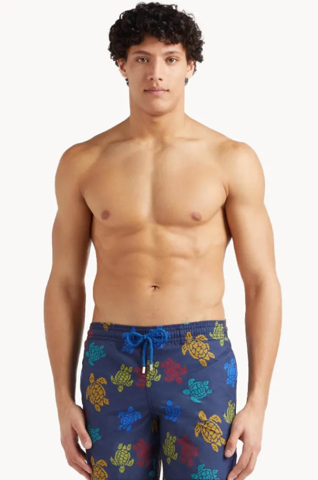 Vilebrequin Mens Knit Turtle Swim Short