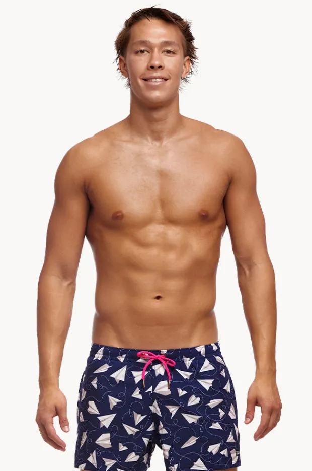 Funky Trunks Mens Paper Plain Shorty Short