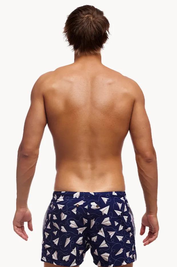 Funky Trunks Mens Paper Plain Shorty Short