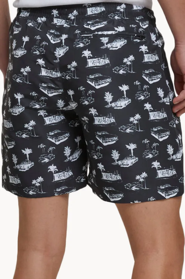 Urban Classics Mens Pattern Swim Short