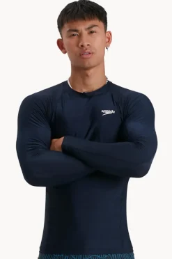 Speedo Mens Plain Long Sleeve Suntop