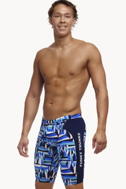 Funky Trunks Mens Polar Caps Jammer