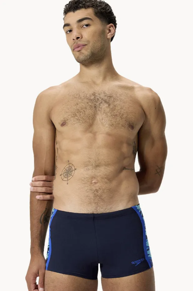 Speedo Mens Print Spliced Aquashort