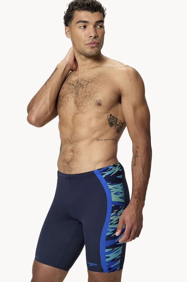 Speedo Mens Print Spliced Jammer