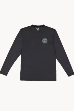Women Billabong Mens Rotor Shoreline Long Sleeve Suntop
