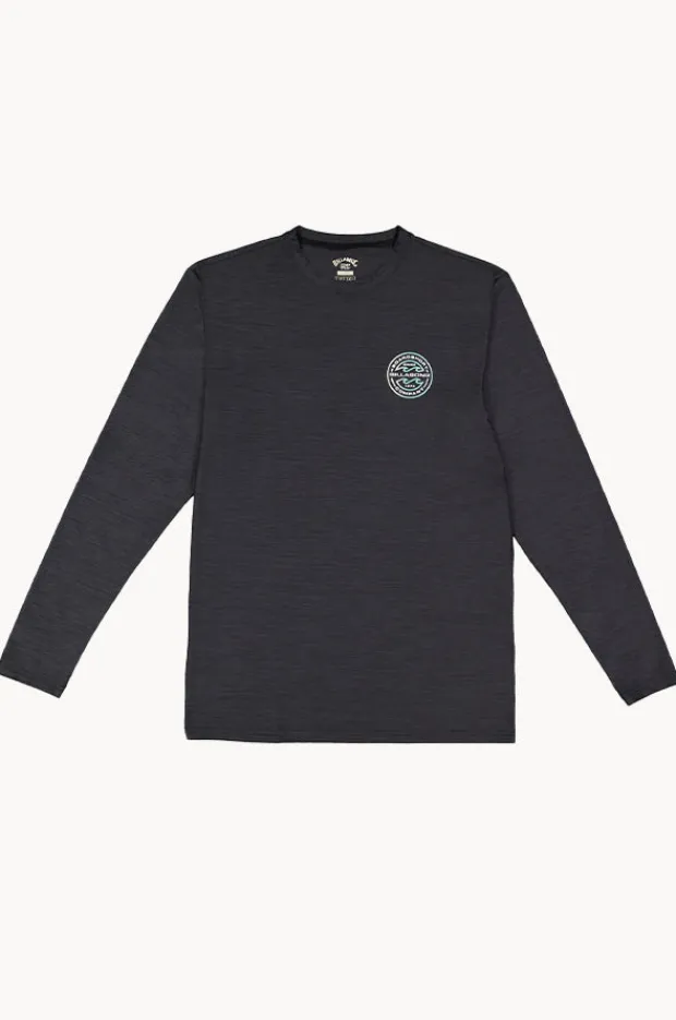 Women Billabong Mens Rotor Shoreline Long Sleeve Suntop