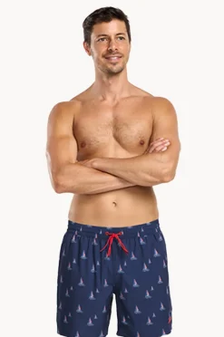 Speedo Mens Sail Boat Shorties Boardshort