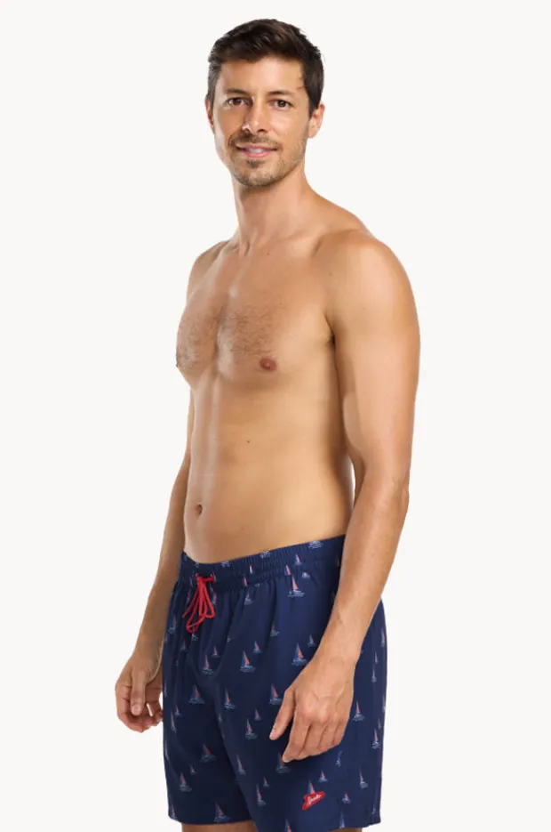 Speedo Mens Sail Boat Shorties Boardshort