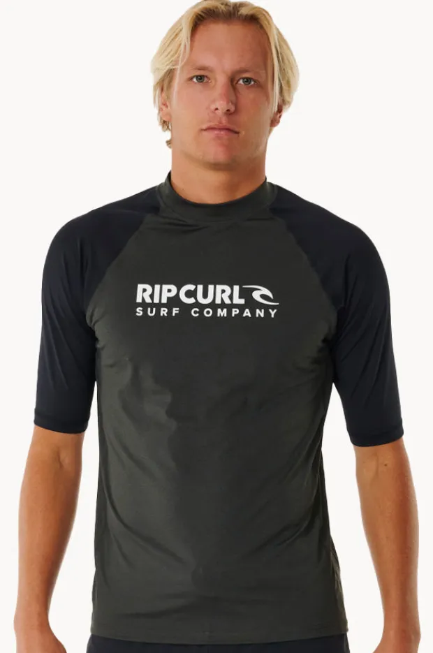 Rip Curl Mens Shock Short Sleeve Suntop