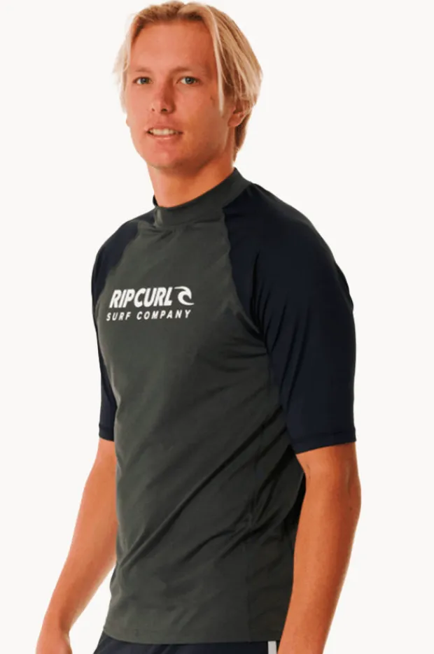 Rip Curl Mens Shock Short Sleeve Suntop