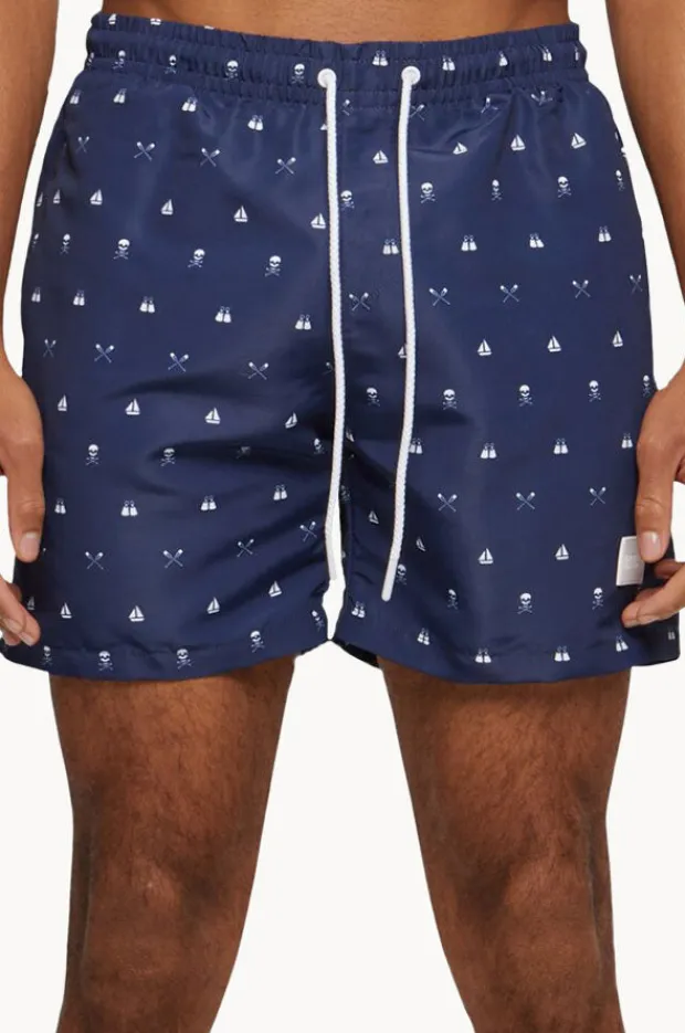 Urban Classics Mens Skull And Yacht Swim Short