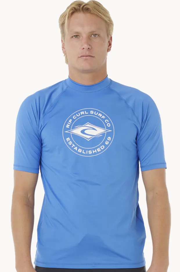 Rip Curl Mens Stapler Short Sleeve Suntop