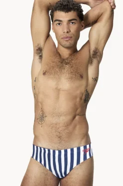 Speedo Mens Stripe Brief