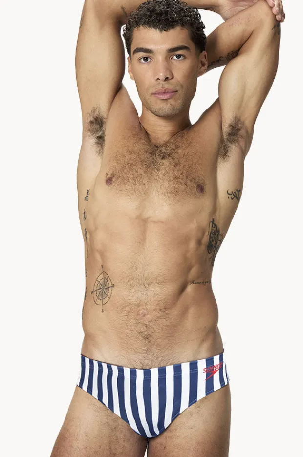 Speedo Mens Stripe Brief
